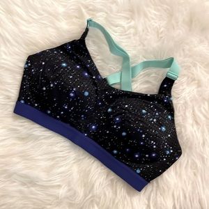 Victoria’s Secret Sport Galaxy Print Sports Bra Size 34C